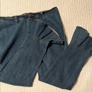 VENUS Blue Flare Wide Leg Jeans, Size 10